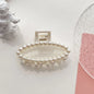 2023 Korean Metal Geometric Hair Claws Barrettes Elegant Hair Clips Crab Hollow Out Hairpin Headwear Women Girl Hair Accessories
