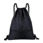 Simple Outdoor Sports Drawstring Pocket Backpack Men's and Women's Fitness Backpack Lightweight Basketball Bag Oxford Zipper Bag