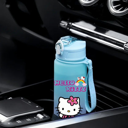 Sanrio 750Ml Water Cup Anime Hello Kitty Portable Children Cute Cartoon Outdoor Sport Large Capacity Water Bottle Birthday Gift