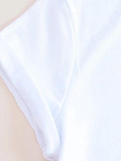 Portrait Print T-Shirt for Women Short Sleeve, Breathable
