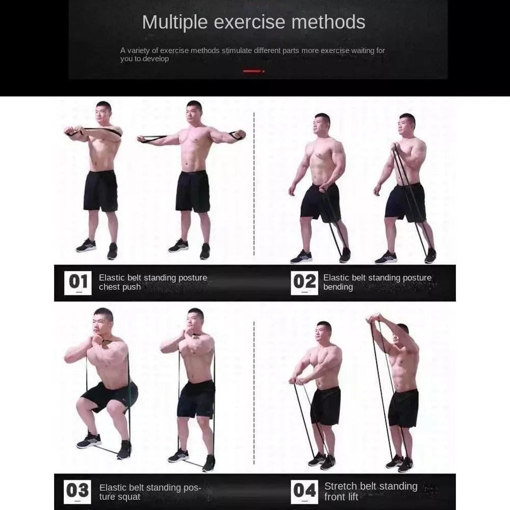 Resistance Tension Band Gym Equipment for Home Rehabilitation Exercise Shoulder Back for Woman Man Sport