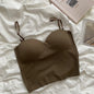 1pc Knitted Yoga Gym Tank Top Bra Chest Pad