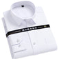 Men's Shirt Long Sleeve Stand-collar (Mandarin Collar) Single Patch Pocket Smart Casual Regular-fit Business Office Dress Shirts