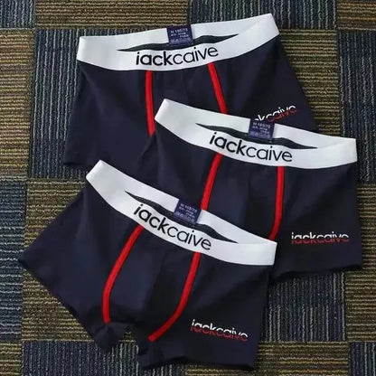 3Pcs Male Cotton Men's Underwear Boxers M-3XL