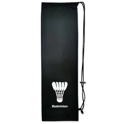 Badminton Racquet Case Drawstring Pouch Padded Racquet Bag