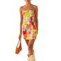Women Dress Sleeveless Backless Mini Dress Clubwear