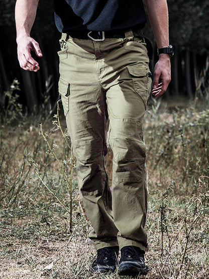Men Combat Pants With Knee Pads Tactical Cargo Sport Trousers Camouflage