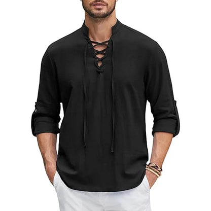 Men's Renaissance Shirt Pirate Medieval Viking top