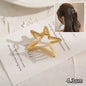 2023 Korean Metal Geometric Hair Claws Barrettes Elegant Hair Clips Crab Hollow Out Hairpin Headwear Women Girl Hair Accessories