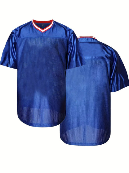 Blank Football Jersey Men's Clothing Training Tops Breathable Quick Drying High