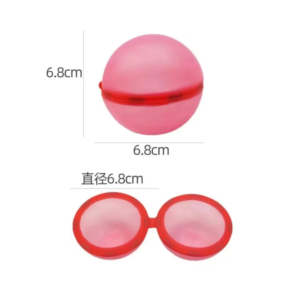Reusable Magnetic Water Balloons Refillable Water Balloon Quick Fill Self Sealing Water Bomb Splash Balls for Kids Swimming Pool