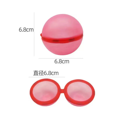 Reusable Magnetic Water Balloons Refillable Water Balloon Quick Fill Self Sealing Water Bomb Splash Balls for Kids Swimming Pool
