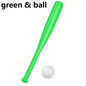 17.7in Plastic Baseball Bat with Ball Outdoor Game Set for Backyard Games & Partie, Halloween Christmas Birthday Gift JXB