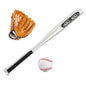 Baseball Balls Set Baseball Bat+Baseball+Baseball Gloves 25in Aluminum Alloy Baseball Bat