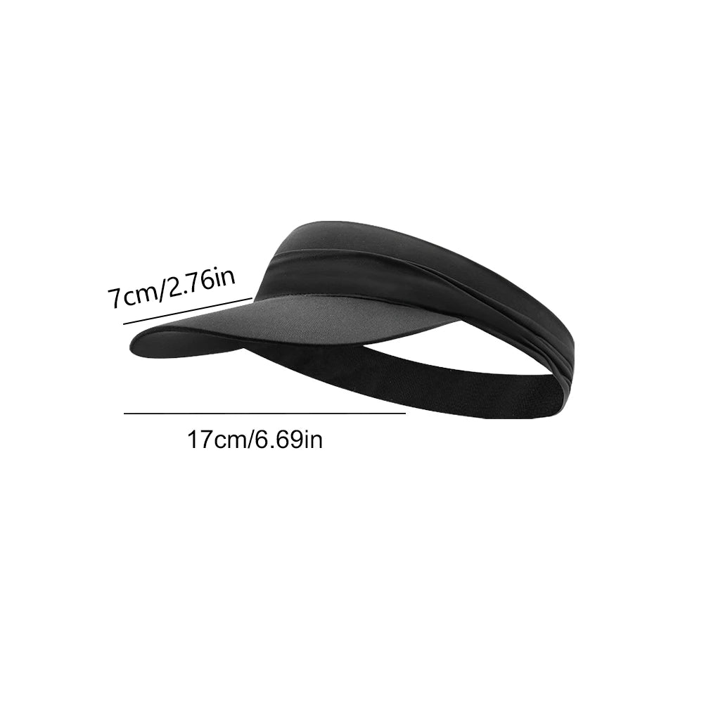Sun Visor Hat Breathable Sun Protection Cool Sun Cap for Tennis Running