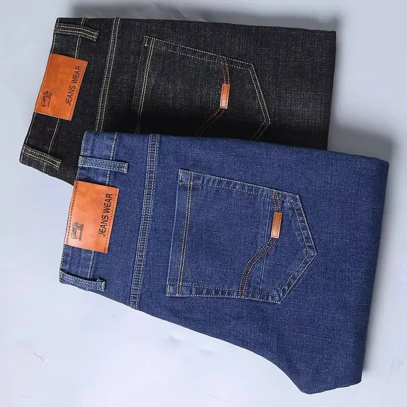New Men Light Luxury Stretch Slim Fit Pants Comfortable