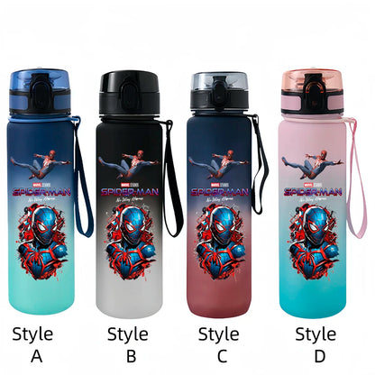 Marvel Spider-Man Large Capacity Portable Plastic Outdoor Sports Drinking Cup Mountaineering Cup Gift Cartoon Water Bottle