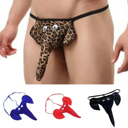Men's Panties Elephant Thongs Elephant Nose Bikini Underpants