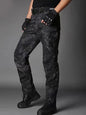 Men Combat Pants With Knee Pads Tactical Cargo Sport Trousers Camouflage