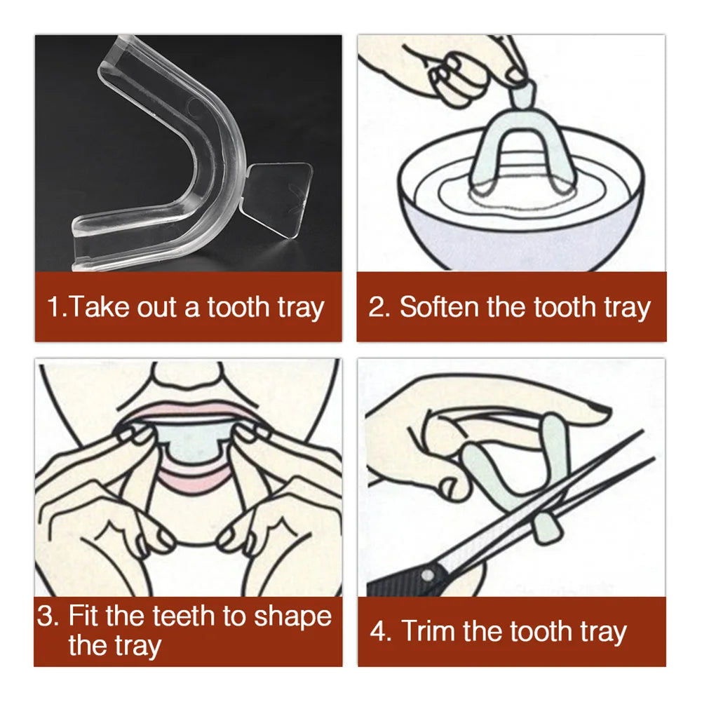 Mouth Guard Silicone EVA Teeth Protector Anti-snoring Teeth Whitening Boxing Protect