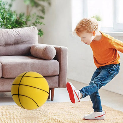 Bouncing Mute Ball Indoor Silent Basketball 24/21/18cm Silent Soft Foam Basketball Child Sports Toy or only Basketball Hoop