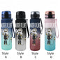 650ML Murder Drones Season  game Character Water Cup Portable Children's  Outdoor  Large Capacity Plastic Antidrip Water Bottle