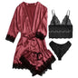 4 Pieces Woman Sleepwear Pajamas