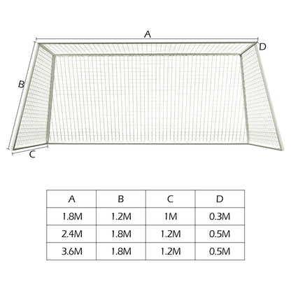 Soccer Ne Practice Goal Net Polyethylene Anti-impact Football Post Net Foldable Portable Soccer Net Football Game Equipment