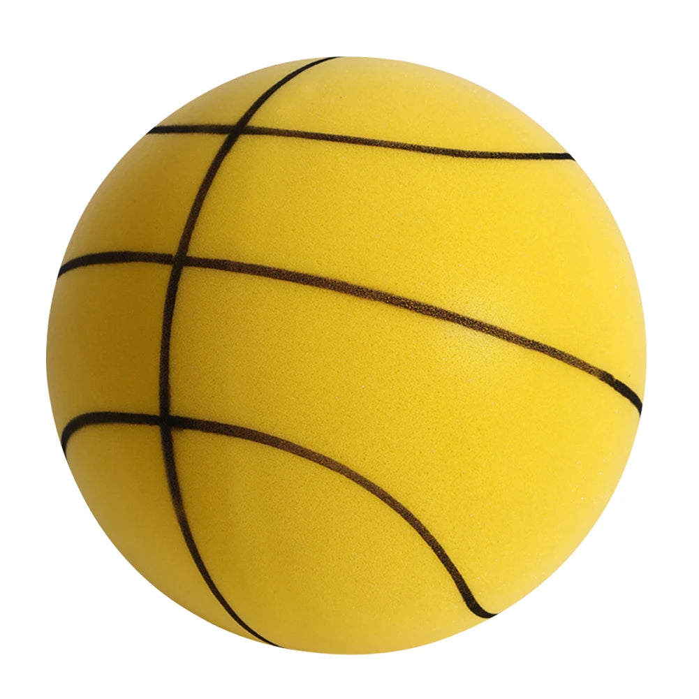 Bouncing Mute Ball Indoor Silent Basketball 24/21/18cm Silent Soft Foam Basketball Child Sports Toy or only Basketball Hoop