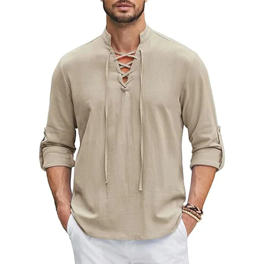 Men's Renaissance Shirt Pirate Medieval Viking top
