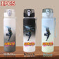 Large Capacity Children Water Cup Portable Plastic Outdoor Sports, Adults' Drinking Water Bottle