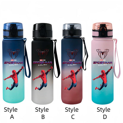Marvel Spider-Man Large Capacity Portable Plastic Outdoor Sports Drinking Cup Mountaineering Cup Gift Cartoon Water Bottle