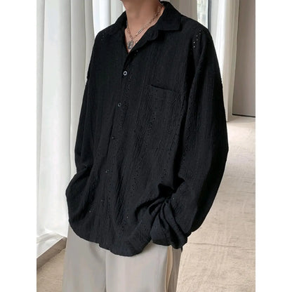 Casual Vest Loose Fit Long Sleeve Tweed Style Jacket