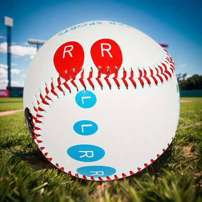 9 Inch Professional Baseball with Finger Placement Markers Competition Training Baseball PVC for Adults Baseball Fans