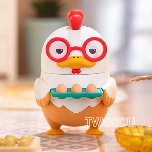 DUCKOO Kitchen Battle Genuine Blind Box Mystery Box Kawaii Ornaments Figurines Home Decor Desktop Model Dolls